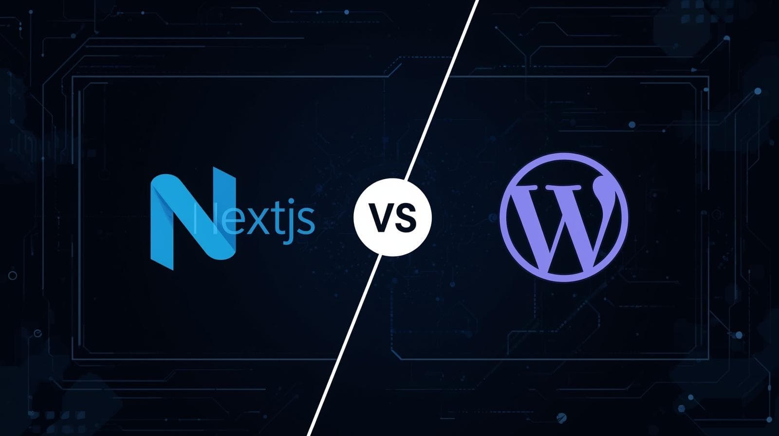 Comparativa técnica Next.js vs WordPress para SEO local